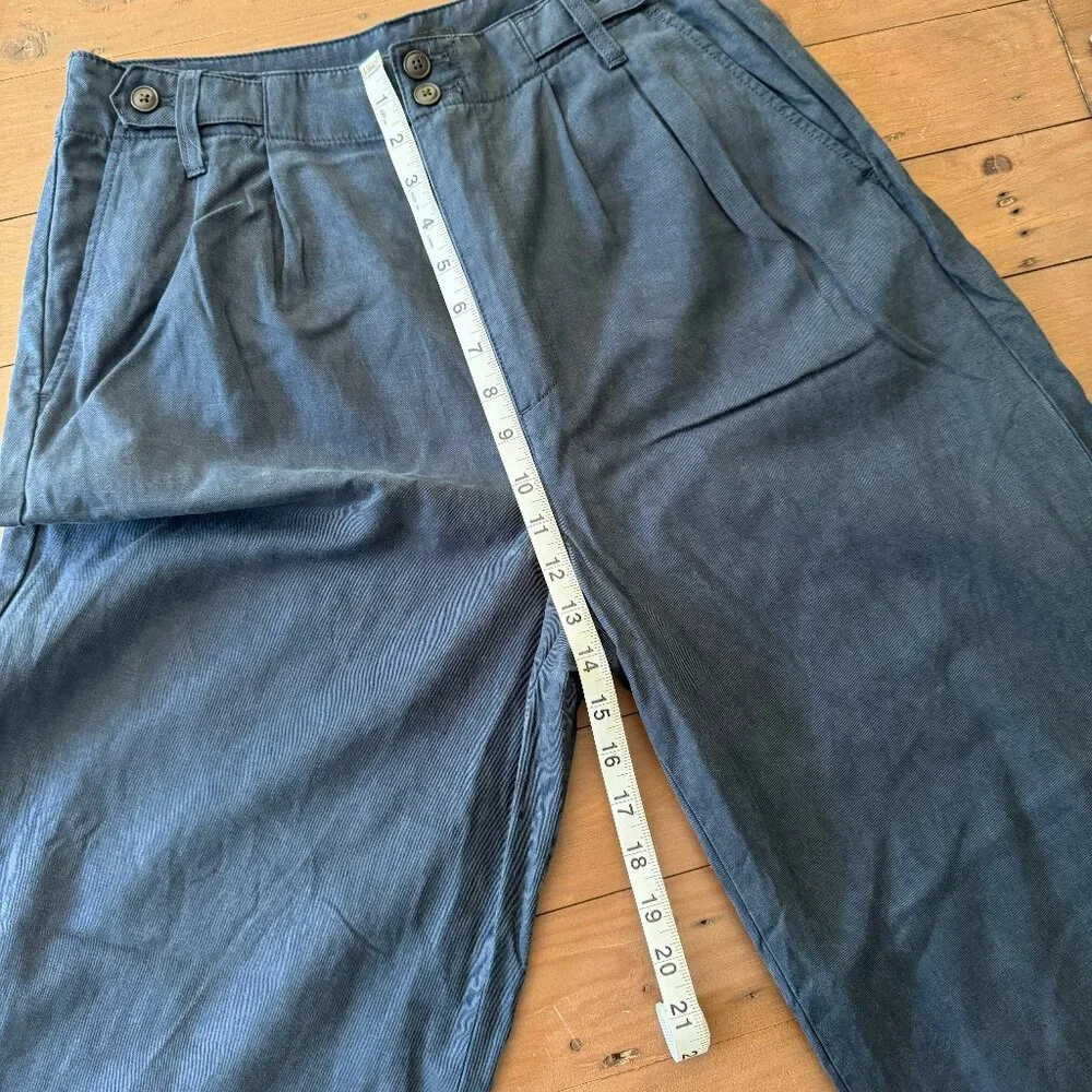 Madewell Harlow Wide-Leg Pant Size 4 Navy Deep Indigo - Picture 2 of 14